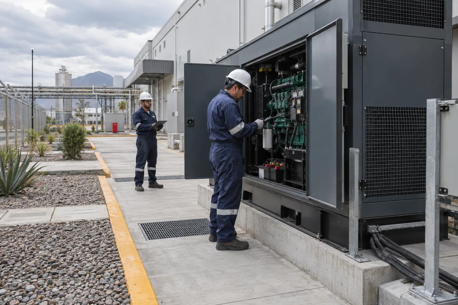 Equipo de aire acondicionado de precisión instalado en un cuarto de telecomunicaciones